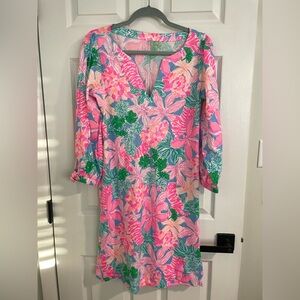 Lilly Pulitzer Cath 3/4 tie sleeve dress